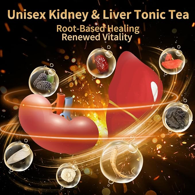 Ginseng Six Treasure Herbal Tea | Traditional Chinese 7-Herb Blend | Caffeine-Free (32 Packs)
