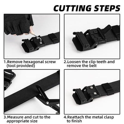 🔥EDC Nylon Ratchet Belt